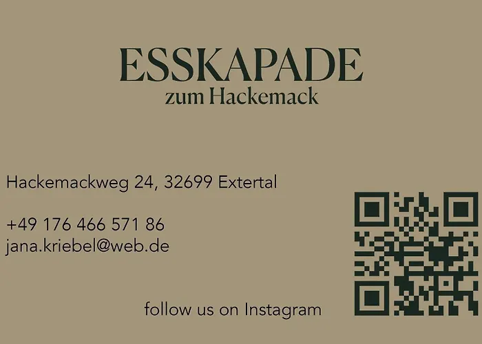 Gaestezimmer Zum Hackemack 3* 埃克斯特塔尔